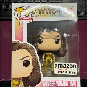 Funko Pop! Wonder Woman in Shimmering Gold Armor